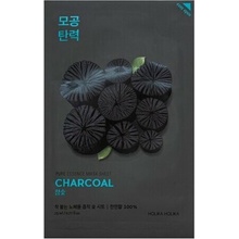 Holika Pure Essence Mask Sheet Charcoal čistiaca plátienková maska s aktívnym uhlím 23 ml