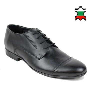 Image 1 of Български обувки Мъжки елегантни обувки от естествена кожа с парче на бомбето