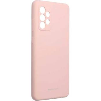 Mercury Гръб Mercury Silicone case за Samsung Galaxy A72 4G/5G - Розов (8809803413442)