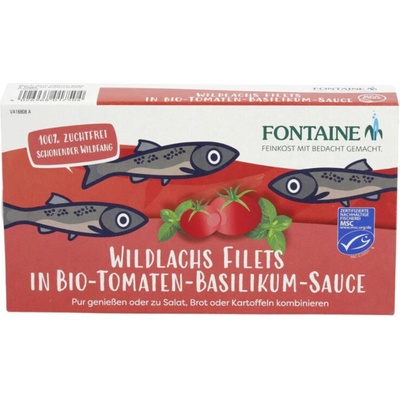 Fontaine filet z divokého lososa v BIO paradajkovo-bazalkovej omáčke 200 g