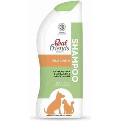 Real Friends Pet Care Šampon pro psy a kočky na krátkou srst 300 ml