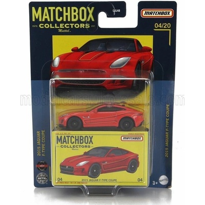 Mattel Hot Wheels Jaguar F-Type V8 Coupe 2015 1:64 Red Black