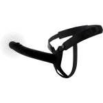 Hidden Desire Inferno Vibrating Silicone Hollow Penis Strap-On with Remote 20cm Black