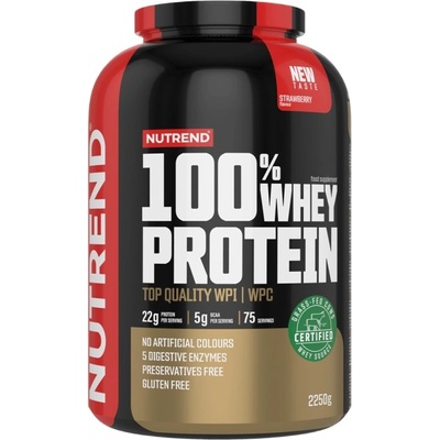Nutrend 100% Whey Protein [2250 грама] Ягода