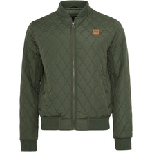 Urban Classics Diamond Quilt Nylon jacket olive