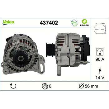 Alternátor VALEO 437402