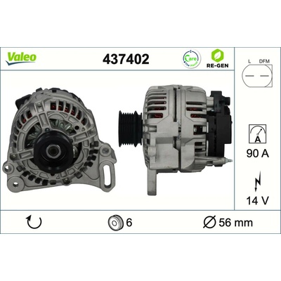 Alternátor VALEO 437402