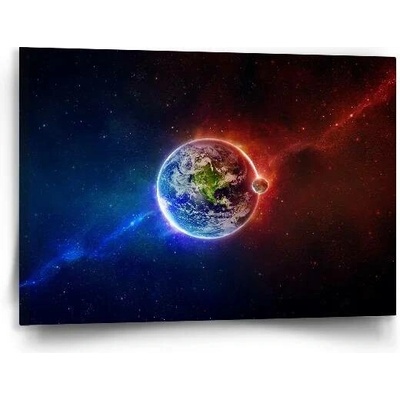 Sablio Obraz Planeta Země - 90x60 cm
