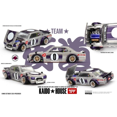 MINI GT Nissan Skyline 2000GT-R KPGC10 Kaido Works V1 1:64