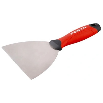 Nerezová špachtle Festa 140 mm gumová rukojeť