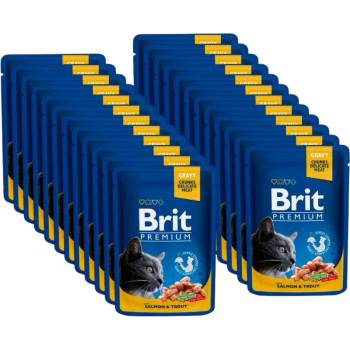 Image 1 of Brit Cat СЪМГА и ПЪСТЪРВА 24x100г