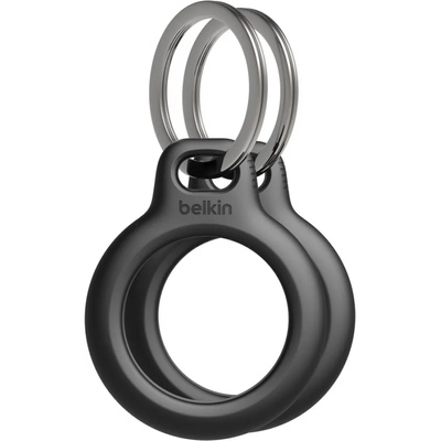 Belkin Secure Holder with Key Ring for AirTag - 2 pack black/black MSC002BTBK