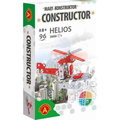 Alexander Toys Метален конструктор Alexander, 96 части - Хеликоптер (AL2600)