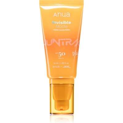 Anua K-Pop Demon Hunters Invisible Matte Finish Sunscreen матиращ слънцезащитен крем за лице SPF 50 50ml