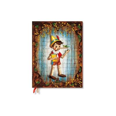 Paperblanks 2027 Carlo Collodi, Pinocchio Ultra Softcover 12-Month Daily Planner, 432pg, 80gsm by Paperblanks (Fairy Tale Collection)