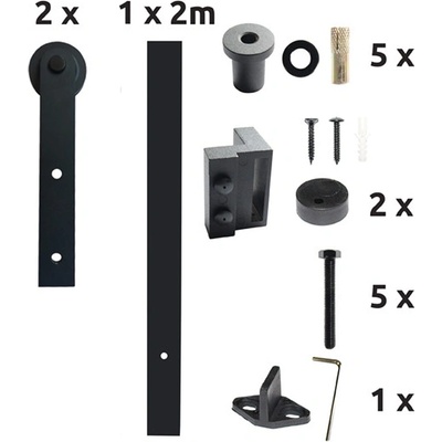 EKOfence "Ksolo" 40x275mm, Čierna 3309