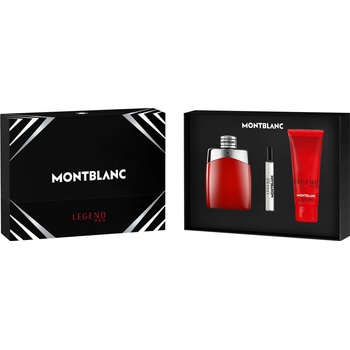 Mont Blanc КОМПЛЕКТ MONTBLANC LEGEND RED Eau de Parfum + Travel Spray + Shower gel Eau de Parfum мъжки 100ml