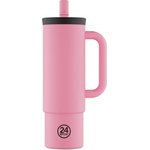 24Bottles Термо чаша Straw Flamingo, 800 ml (002238)