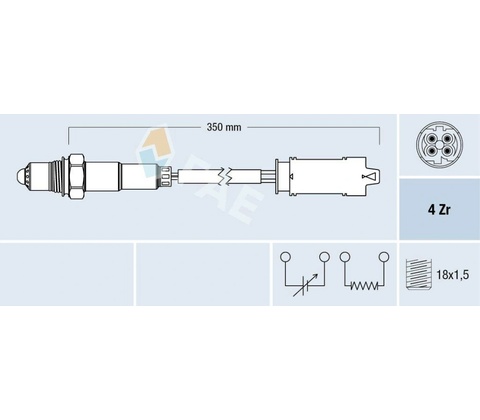 Lambda sonda FAE 77368
