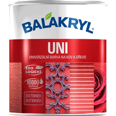 BALAKRYL UNI LESK 0150-Tmavo sivý,0.7kg