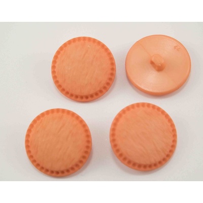 Gombík so spodným prišitím - marhuľová - priemer 2,8 cm