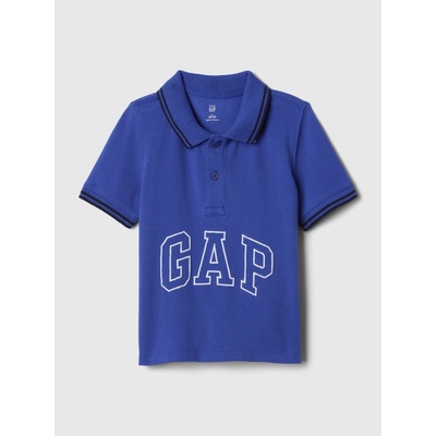 GAP 408362-00 dětské polo tričko s logem tmavě modrá