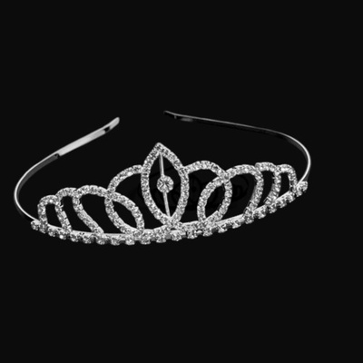 RB-nakuplevne Štrasová korunka do vlasů - Třpytivá elegance – 37 cm