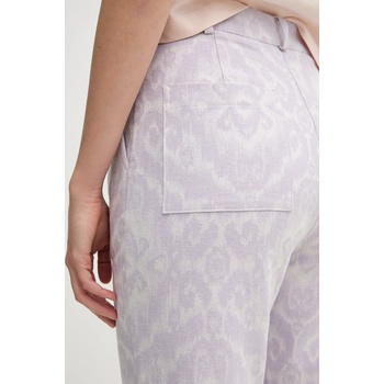 La Petite Française Панталон La Petite Française PHAREL в лилаво със стандартна кройка, с висока талия PHAREL (PFPHAREL)