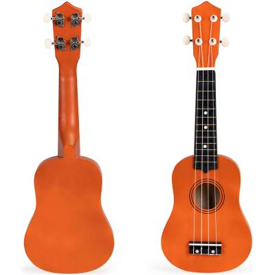 ECOTOYS Детска дървена китара ecotoys, 4 струни, Кафяв (mf019e brown)