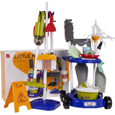 JOKO Sada Upratovací stolík s Vysávačom na batérie + príslušenstvo