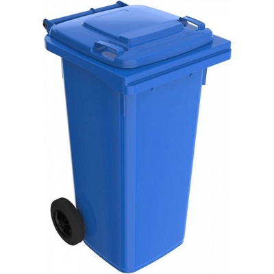 HTI Plastová popelnice 120 l, modrá