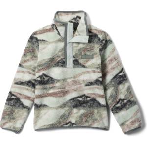 Columbia Детски поларен пуловер Columbia Kid's Helvetia II Printed Half Snap Fleece Fleece jumper - Sedona Sage / Summits / Tea Light - размер 4-5 Years (704-4212-1511)