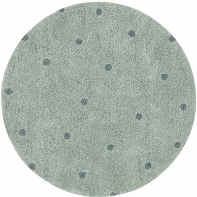Lorena Canals Round Dot Blue Sage Svetlozelený