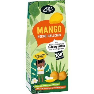 WeltPartner Mango kokosové kuličky 125 g
