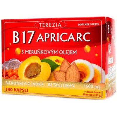 Terezia B 17 Apricarc s meruňkovým olejem 180 kapslí