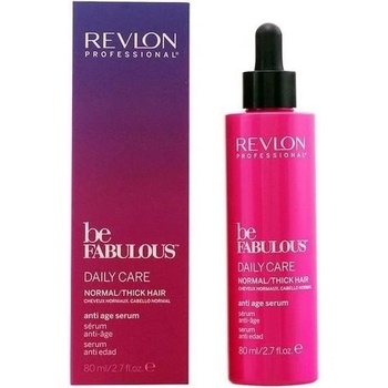 Revlon Be Fabulous Anti Age Serum For Normal/Thick Hair vlasové sérum s anti-age účinkem 80 ml