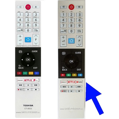 Diaľkový ovládač ToshibaCT-8533