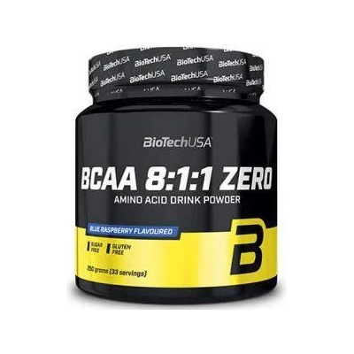 BioTechUSA Aминокиселини BCAA 8: 1: 1 Zero, 0.250 килограма, Синя малина, 831