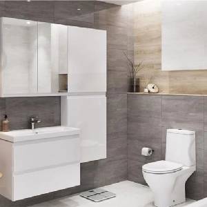 Cersanit Комплект за тоалетна чиния 675 Cersanit Moduo 43 с казанче 3/5 л и бял капак с плавно затваряне (K116-037)