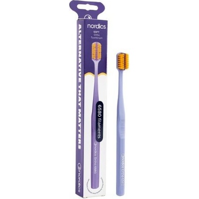 Nordics Oral Care Soft 6580 Fialový+oranžový