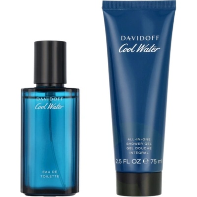Davidoff Cool Water комплект за мъже EDT 40 мл + душ гел 75 мл