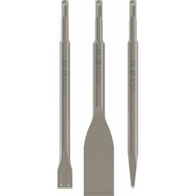 BOSCH Sada sekáčů PRO SDS plus-5C, špičatý 250, na dlaždice 40 × 260, lopatkový 20 × 250 mm, 3 kusy (2.607.019.159)
