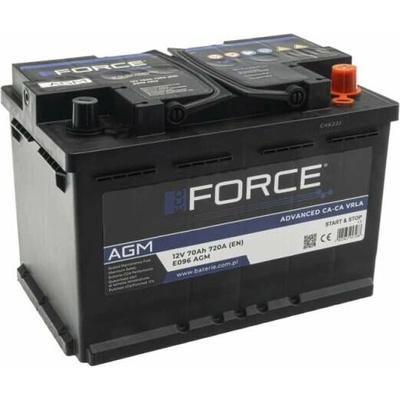 ECO-Force Start&Stop 12V 70Ah 720A E096AGM