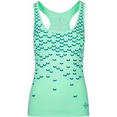 Kilpi Дамски памучен потник Kilpi LEAVES-W Тюркоазен Kilpi | Sin | ЖЕНИ | 34