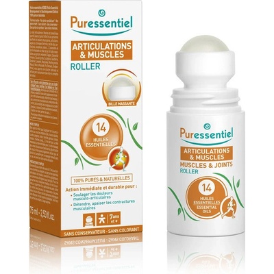 Puressentiel roll-on na boľavé svaly a kĺby 14 esenciálnych olejov 75 ml