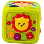 LEAN Toys Интерактивна играчка Lean Toys - Oбразователен куб Лъвче (22653)