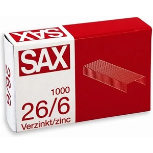 SAX Скоби, 26/6, цинк, sax 1-266-00 (1-266-00)