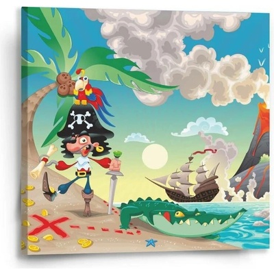 Sablio Obraz Pirát - 50x50 cm