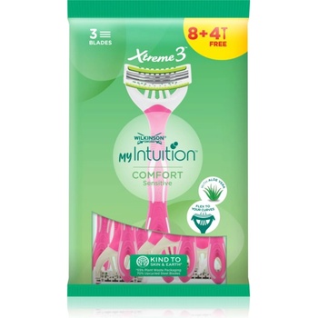 Wilkinson Sword My Intuition Xtreme3 Sensitive самобръсначка за еднократна употреба 8 + 4 бр. 12 бр
