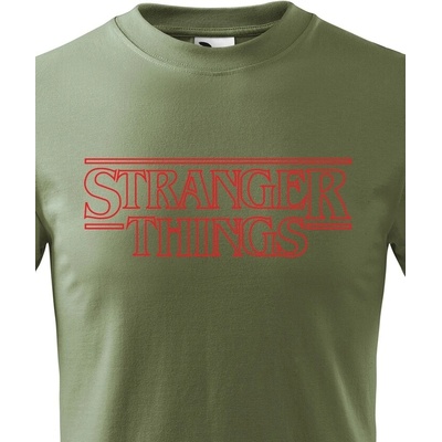 Dětské tričko Stranger Things Military Canvas Dětské tričko Bezvatriko.cz 0607